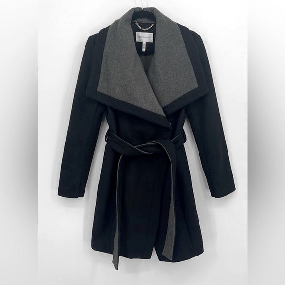 BCBGeneration Wool Blend Trench Coat - Picture 2 of 5